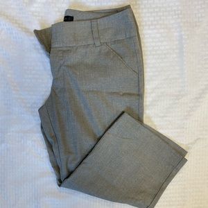 Cropped Wide Leg Dress Slacks